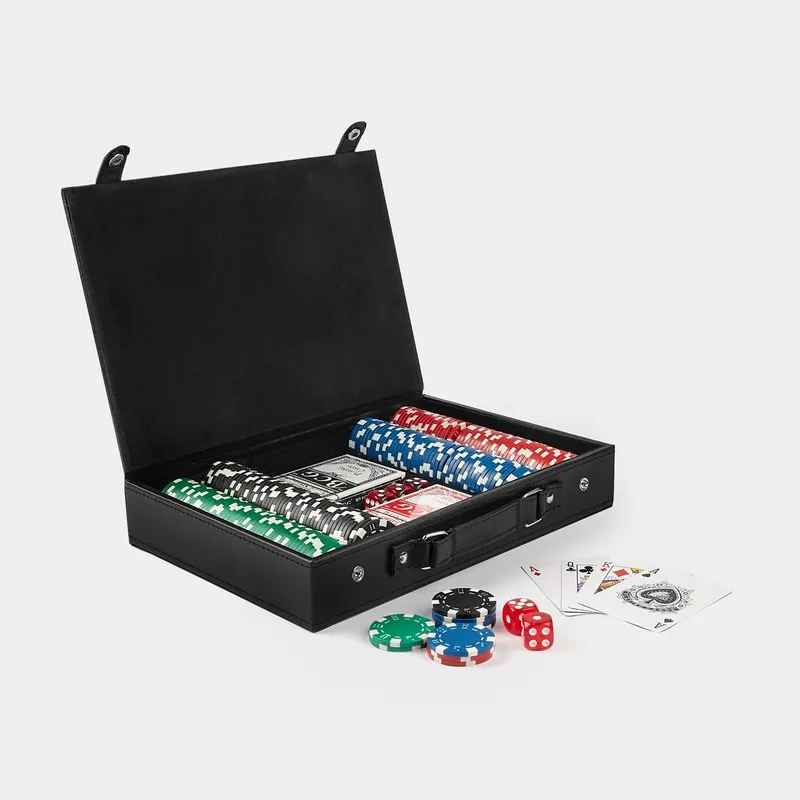 SET DE POKER TAHUR NEGRO
