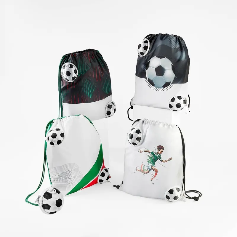 BOLSA-MOCHILA MAGICA SOCCER BLANCO